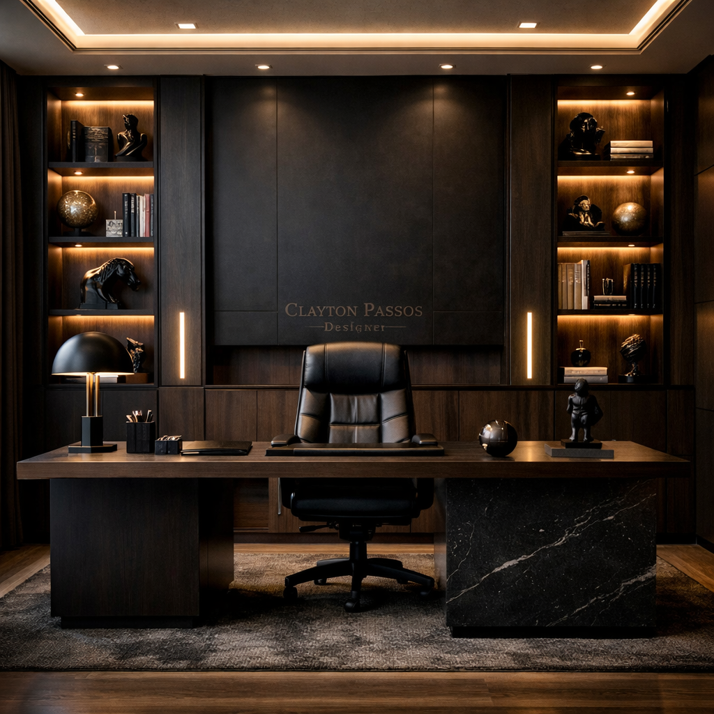 Projeto de home office planejado